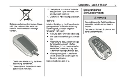 2023-2025 Opel Corsa Owner's Manual | German