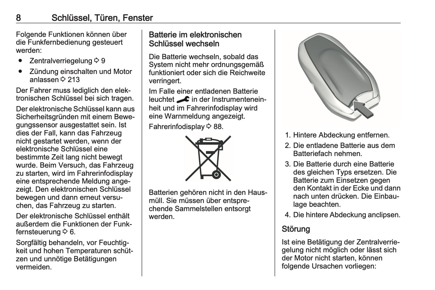 2023-2025 Opel Corsa Owner's Manual | German