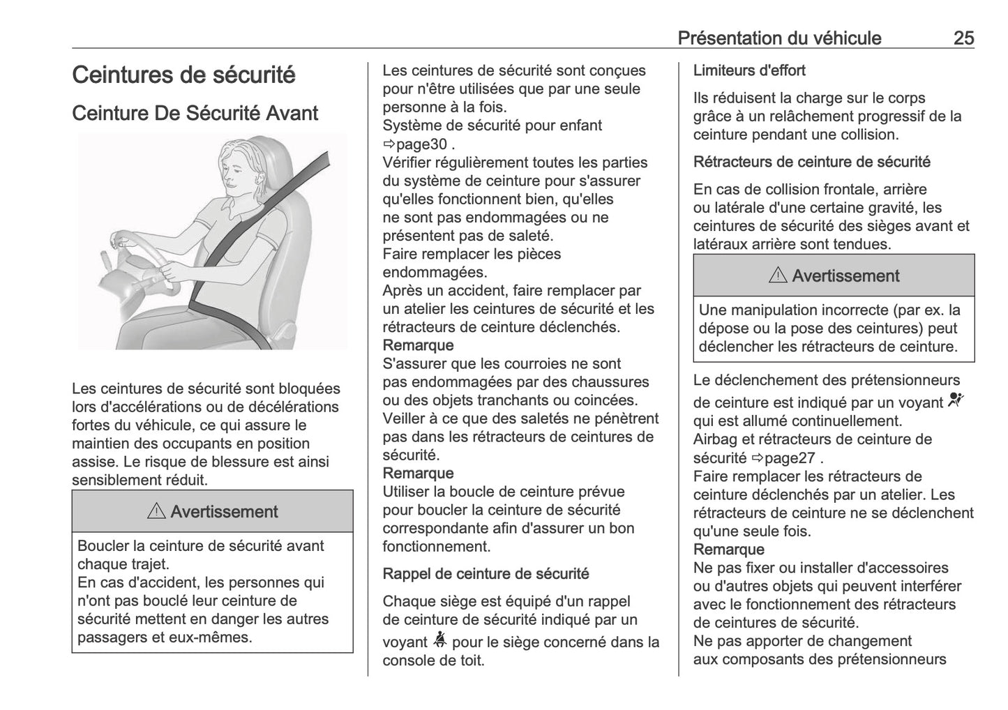 2025 Opel Corsa Manuel du propriétaire | Français