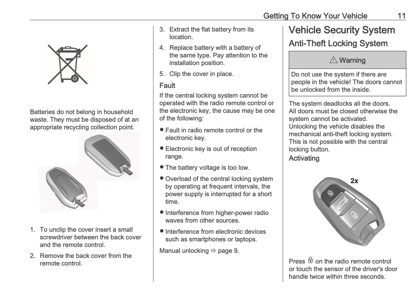 2025 Opel Corsa Owner's Manual | English