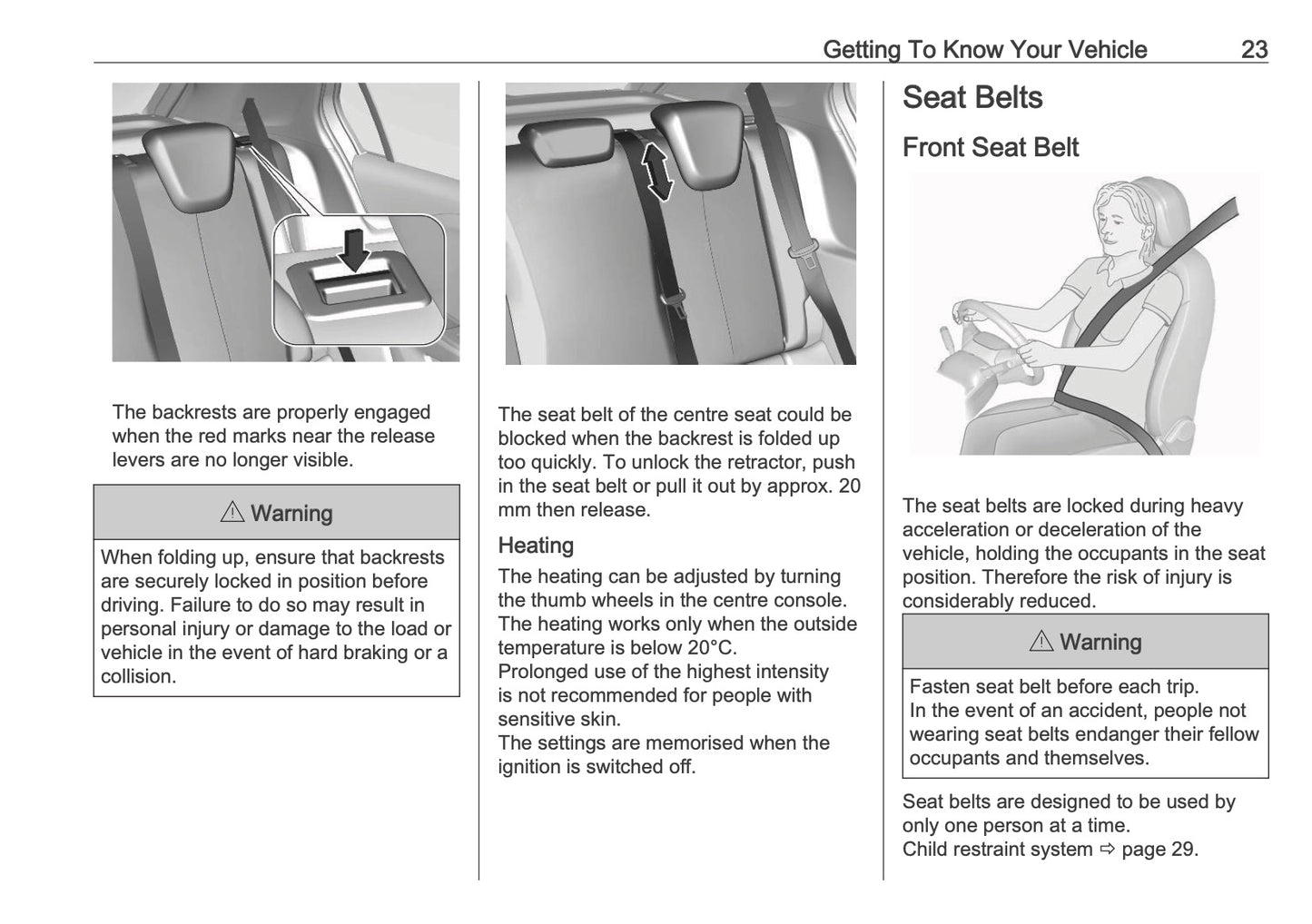 2025 Opel Corsa Owner's Manual | English