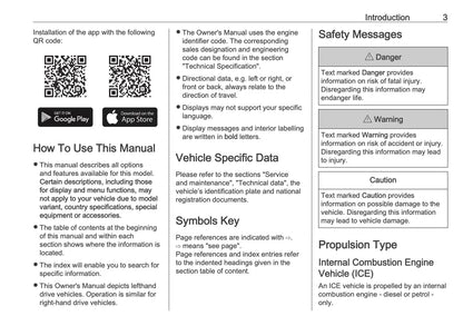 2025 Opel Corsa Owner's Manual | English