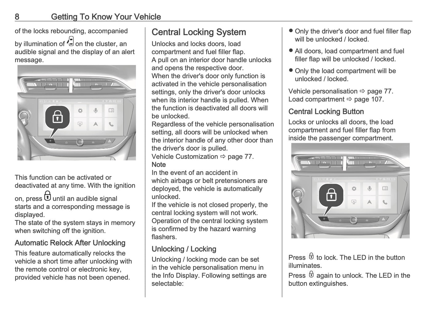 2025 Opel Corsa Owner's Manual | English