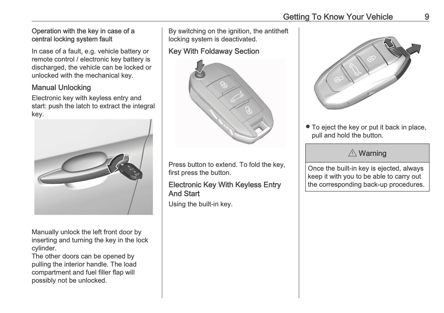2025 Opel Corsa Owner's Manual | English