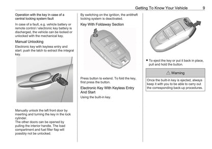 2025 Opel Corsa Owner's Manual | English