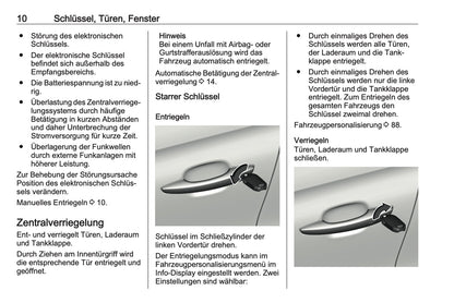 2023-2024 Opel Crossland Owner's Manual | German