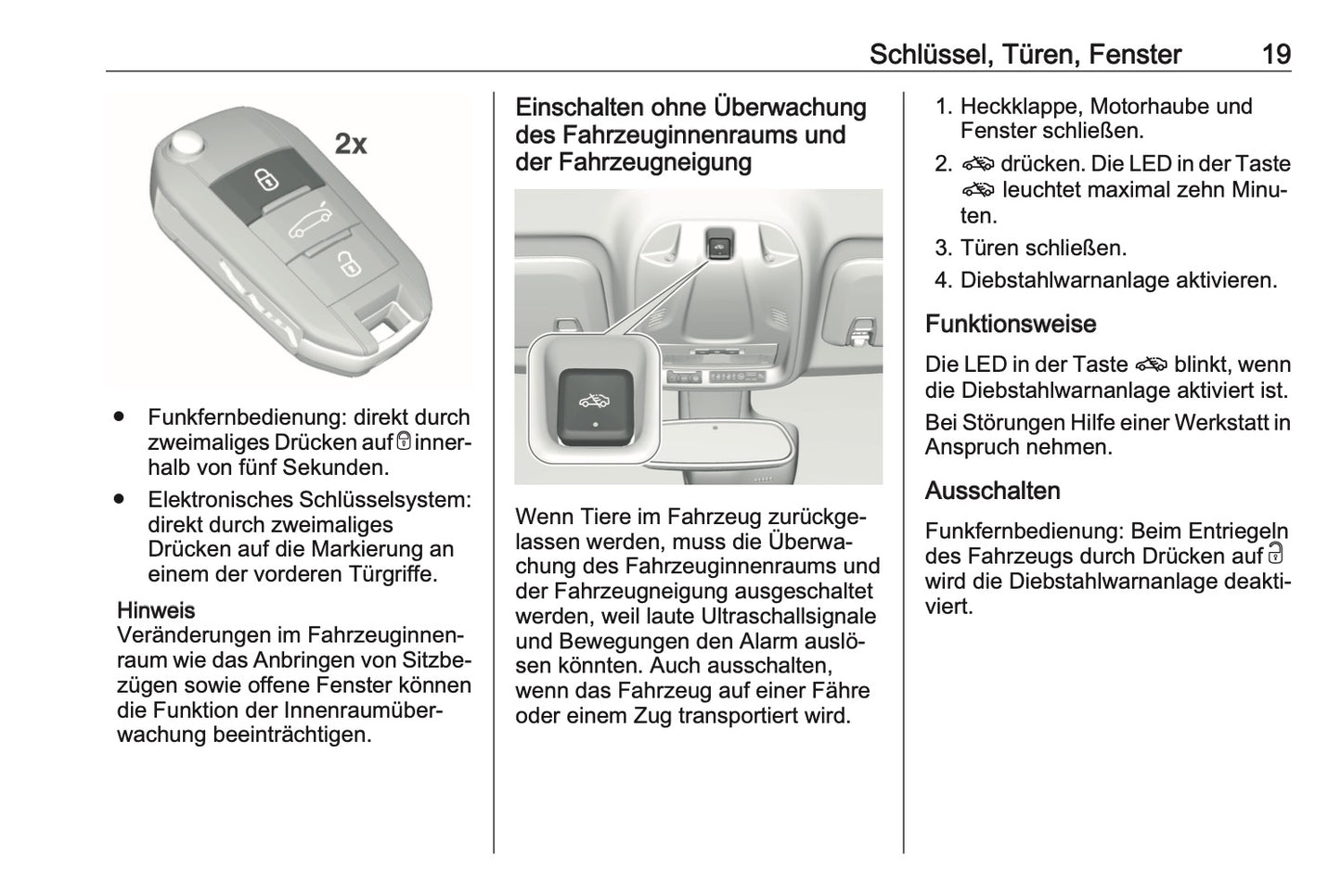 2023-2024 Opel Crossland Owner's Manual | German