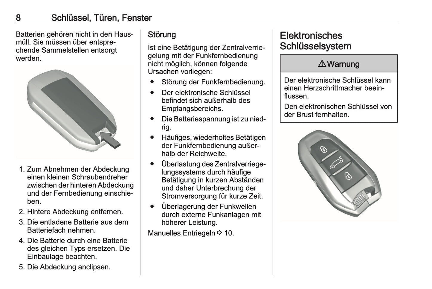 2023-2024 Opel Crossland Owner's Manual | German