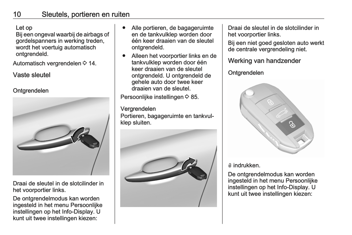 2023-2024 Opel Crossland Manuel du propriétaire | Néerlandais