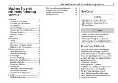 2025 Opel Frontera Owner's Manual | German