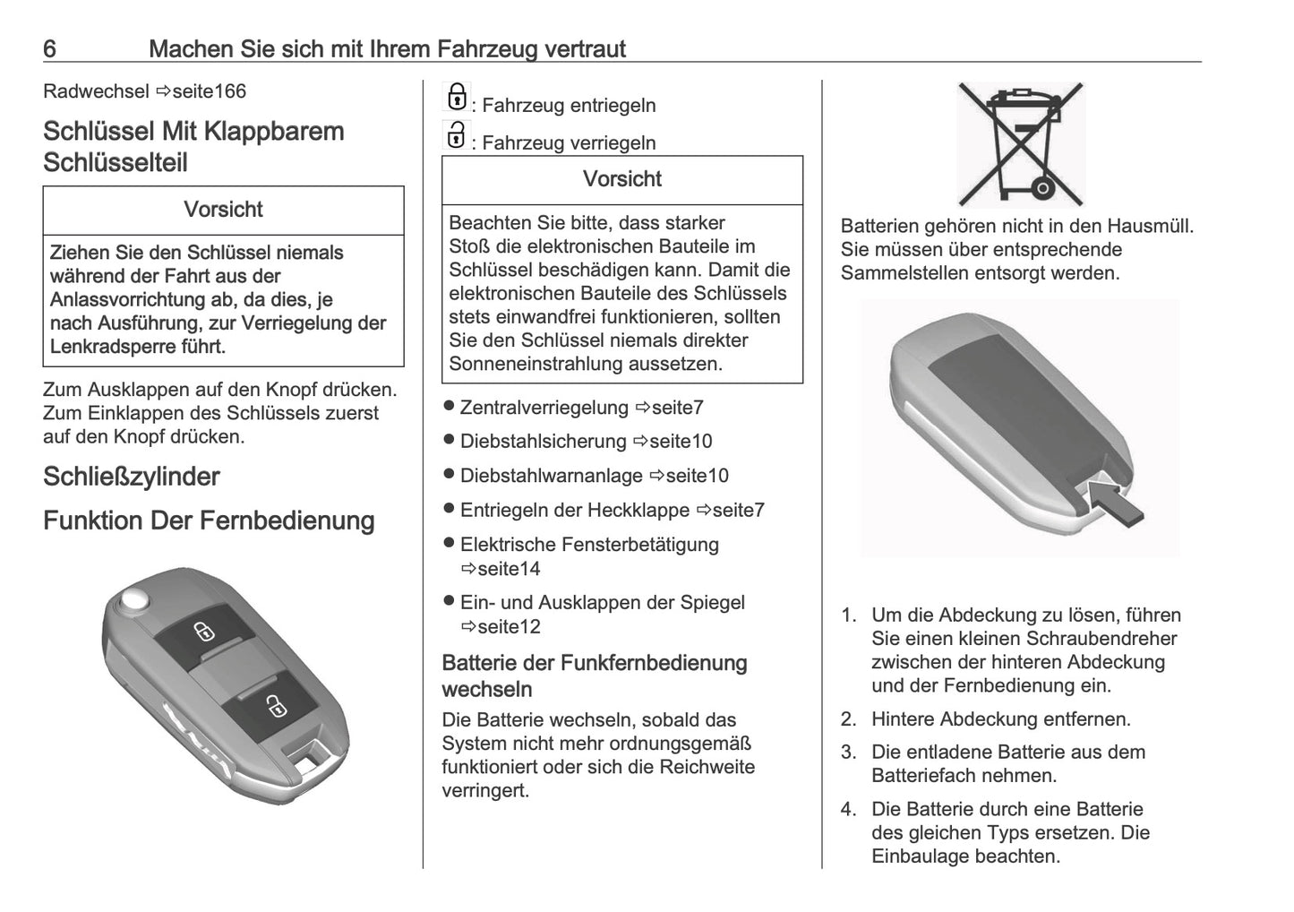 2025 Opel Frontera Owner's Manual | German