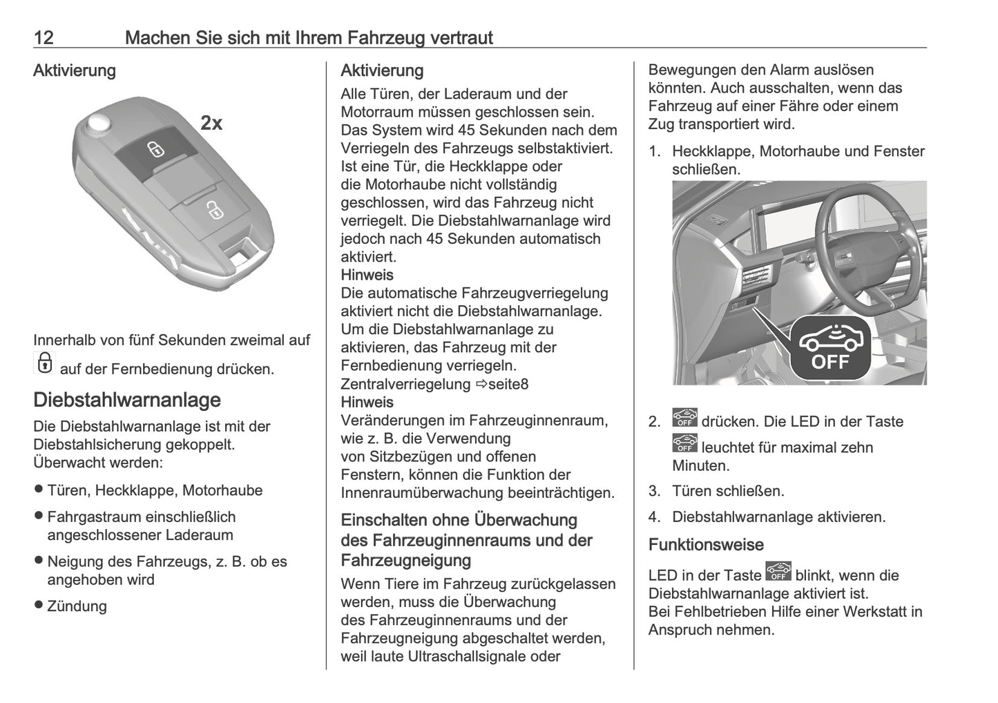 2025-2026 Opel Frontera Owner's Manual | German