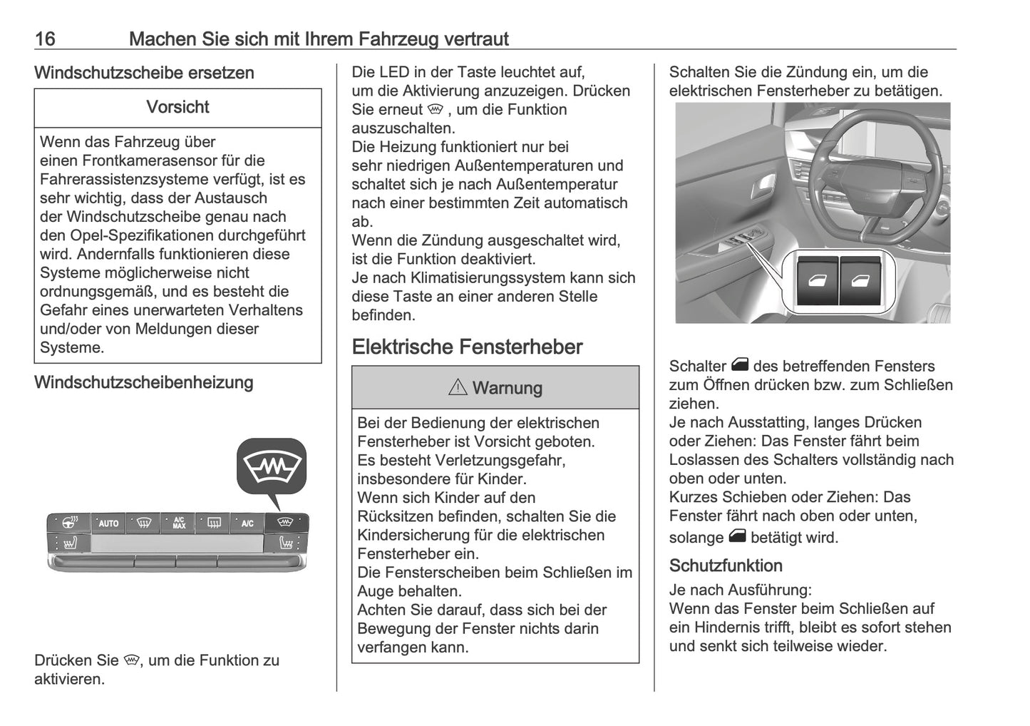 2025-2026 Opel Frontera Owner's Manual | German