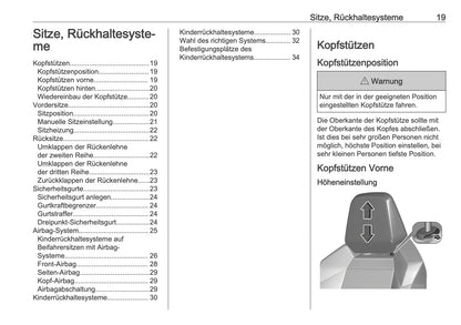 2025-2026 Opel Frontera Owner's Manual | German