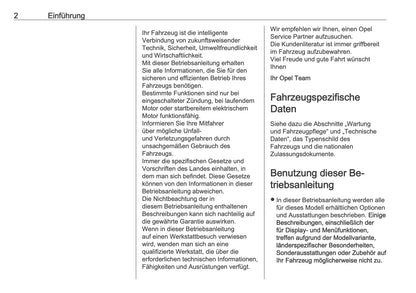 2025-2026 Opel Frontera Owner's Manual | German