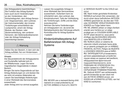 2025-2026 Opel Frontera Owner's Manual | German