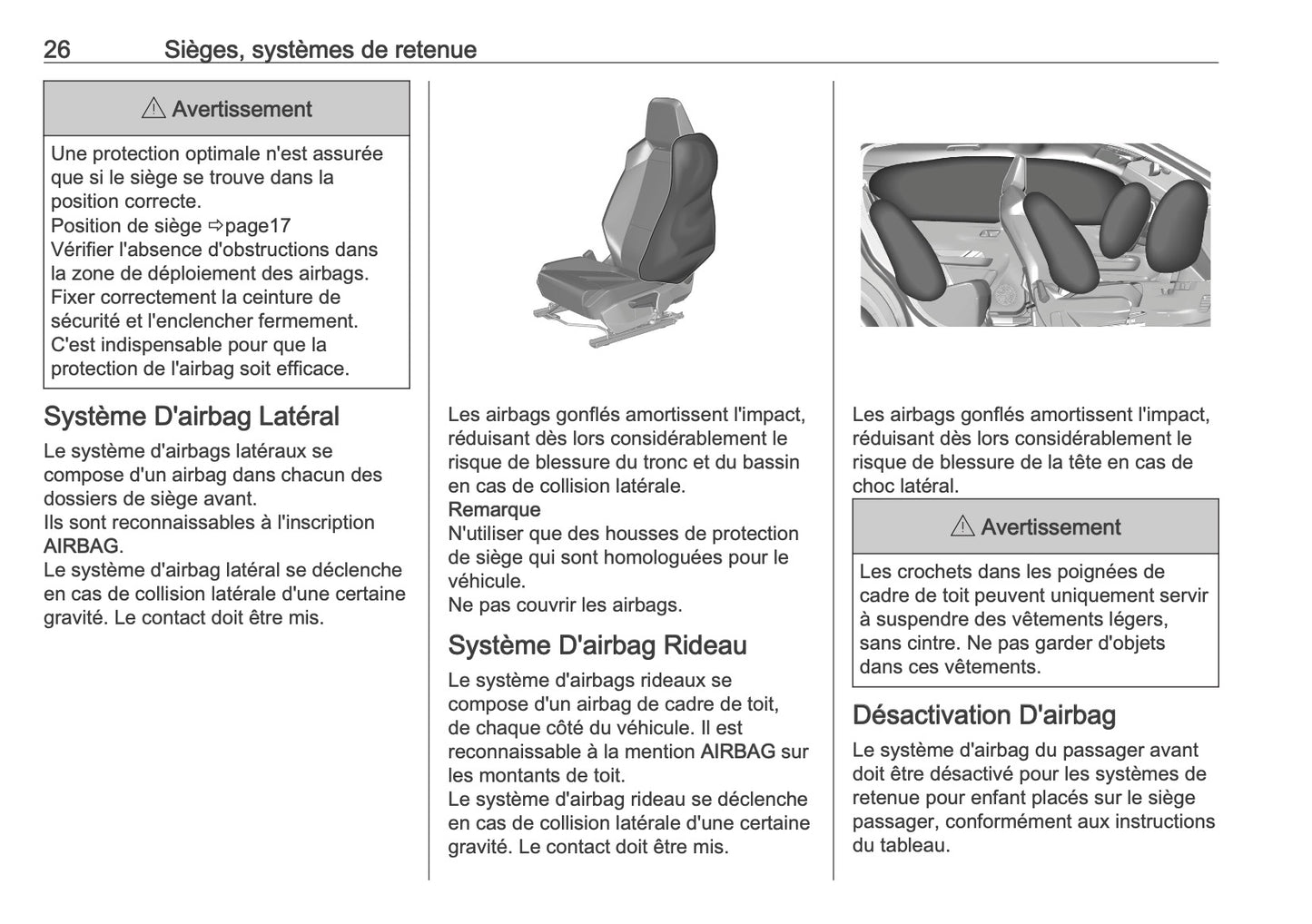 2025 Opel Frontera Owner's Manual | French