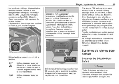 2025 Opel Frontera Owner's Manual | French