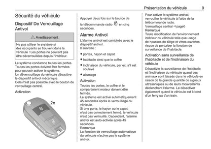 2025 Opel Frontera Owner's Manual | French