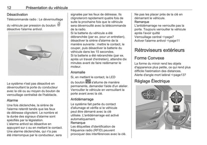 2025-2026 Opel Frontera Owner's Manual | French