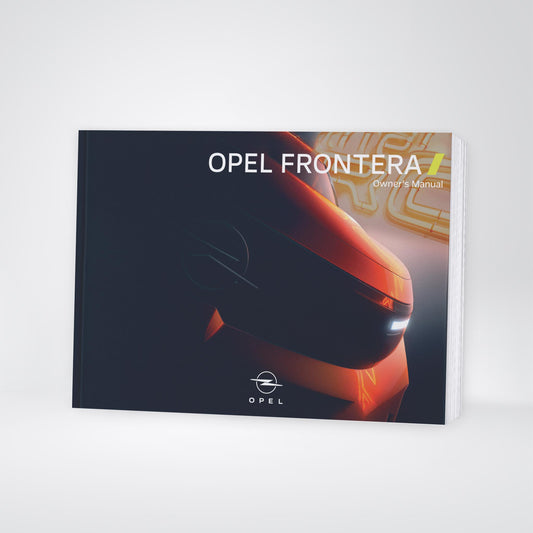 2025 Opel Frontera Owner's Manual | English