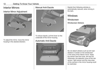 2025 Opel Frontera Owner's Manual | English