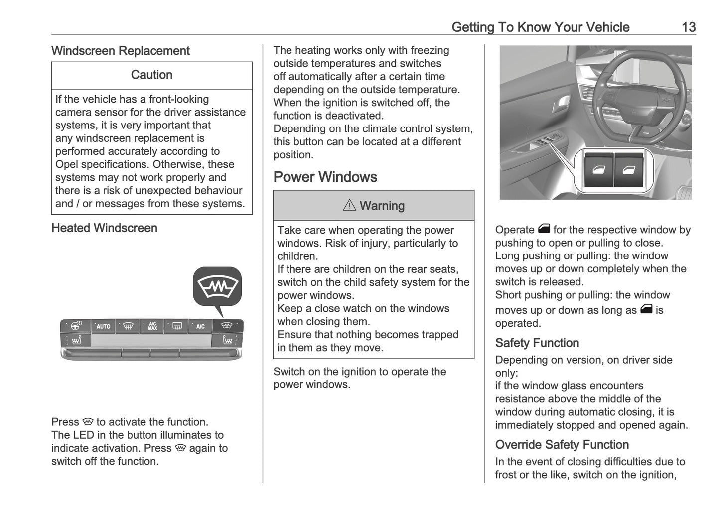 2025 Opel Frontera Owner's Manual | English