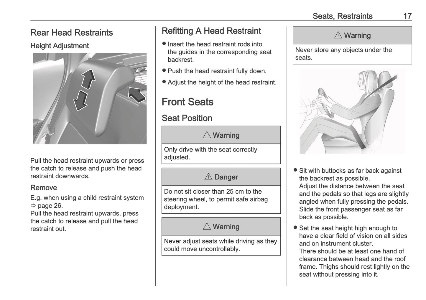 2025 Opel Frontera Owner's Manual | English