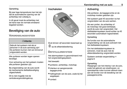 2024-2025 Opel Frontera Gebruikershandleiding | Nederlands