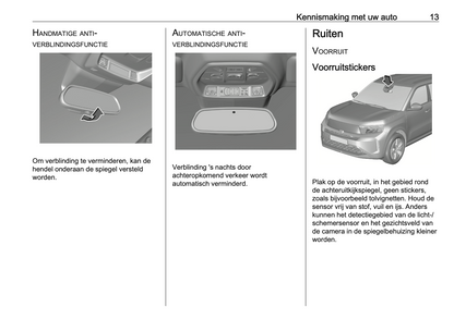 2024-2025 Opel Frontera Gebruikershandleiding | Nederlands