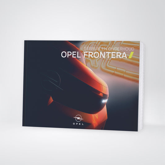 2026 Opel Frontera Gebruikershandleiding | Nederlands