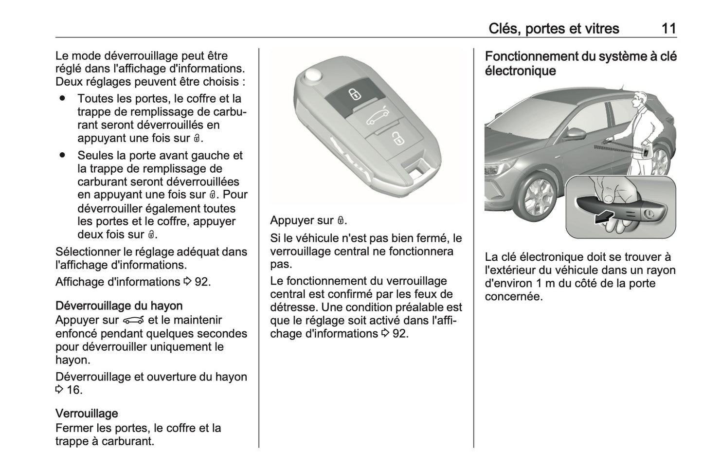 2023 Opel Grandland Owner's Manual | French