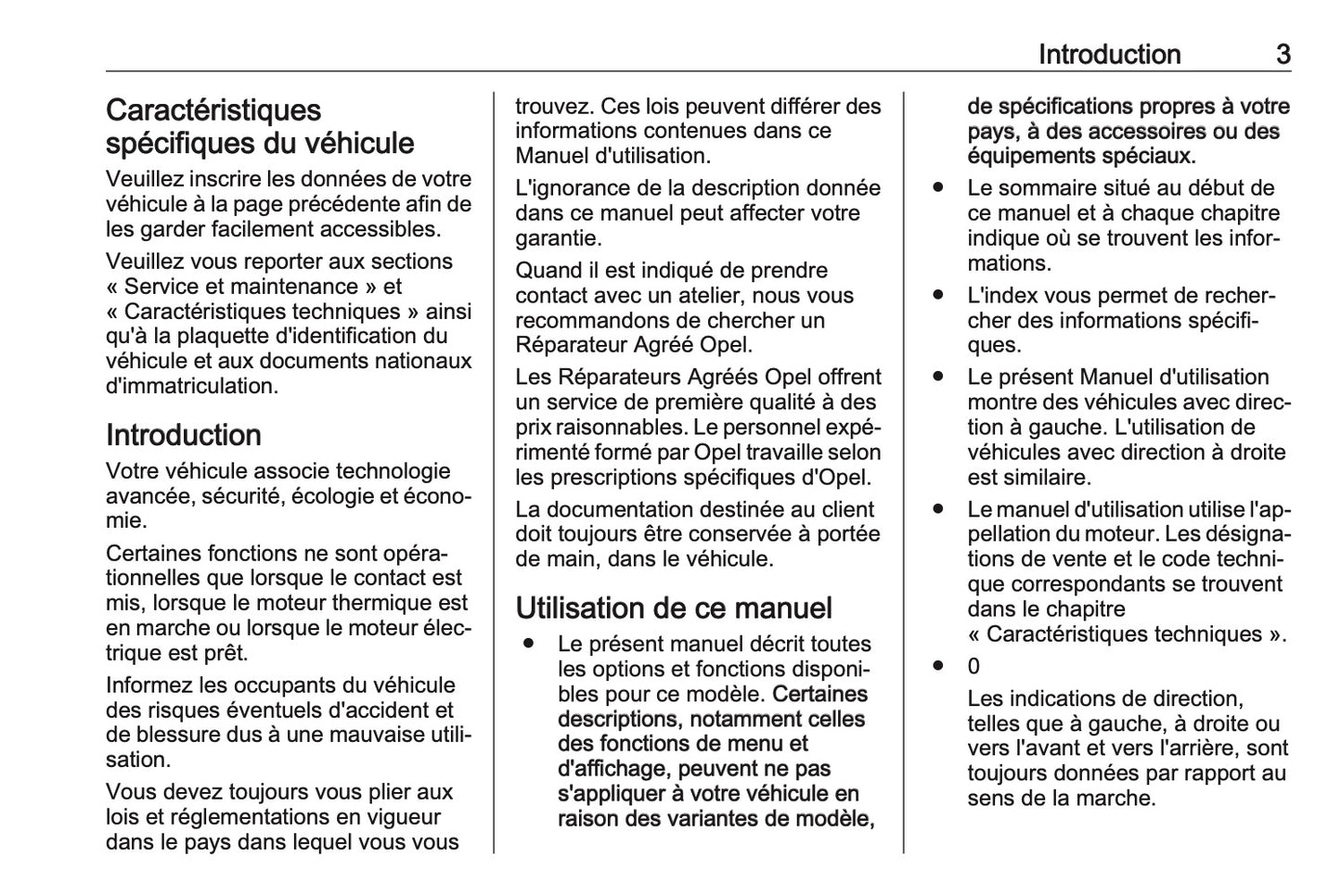 2023 Opel Grandland Owner's Manual | French
