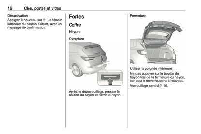 2023-2024 Opel Grandland Owner's Manual | French