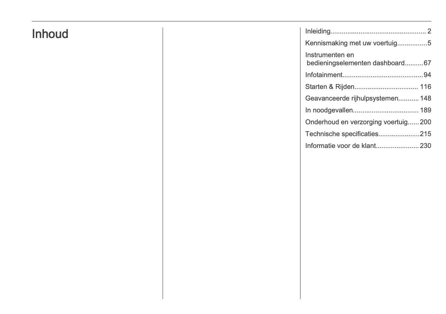 2025 Opel Grandland Gebruikershandleiding | Nederlands