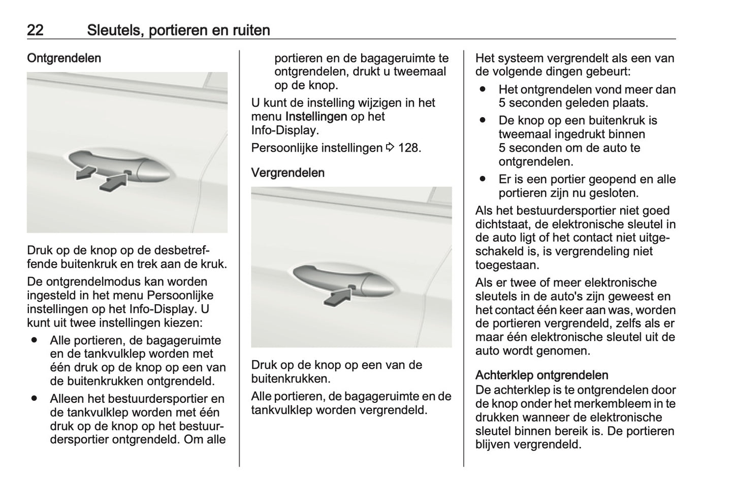 2019 Opel Isignia Owner's Manual | Dutch