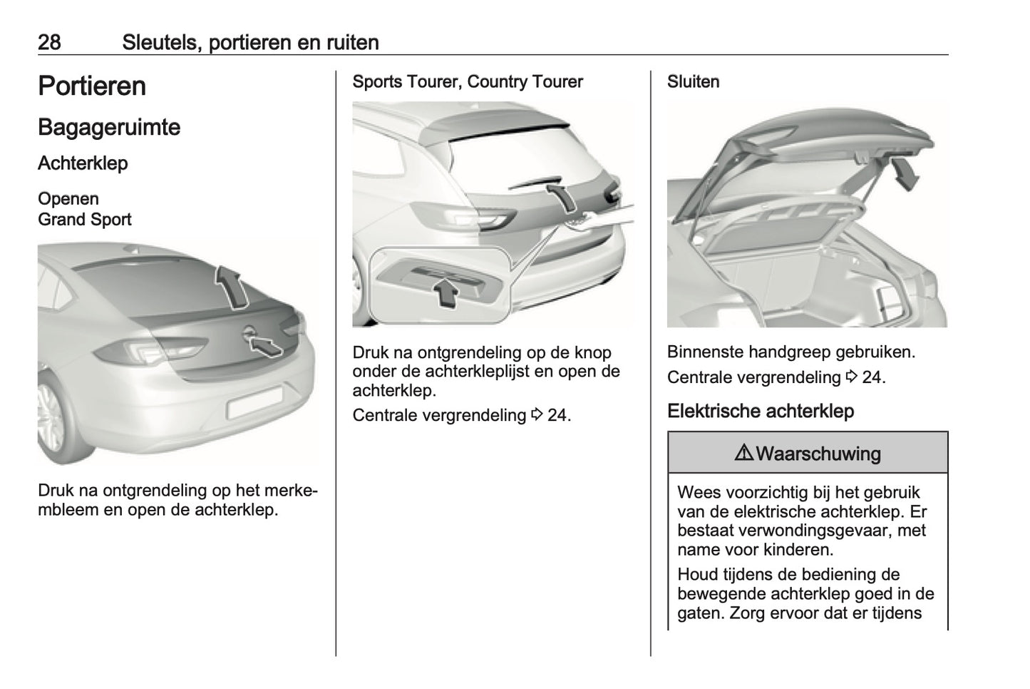 2019 Opel Isignia Owner's Manual | Dutch