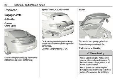 2019 Opel Isignia Owner's Manual | Dutch