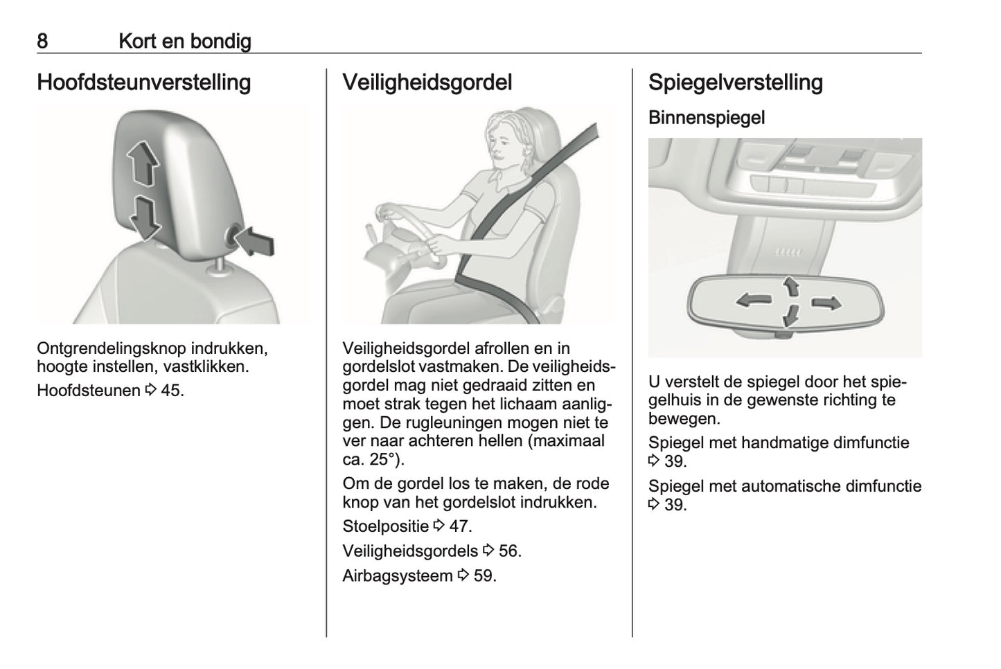 2019 Opel Isignia Owner's Manual | Dutch