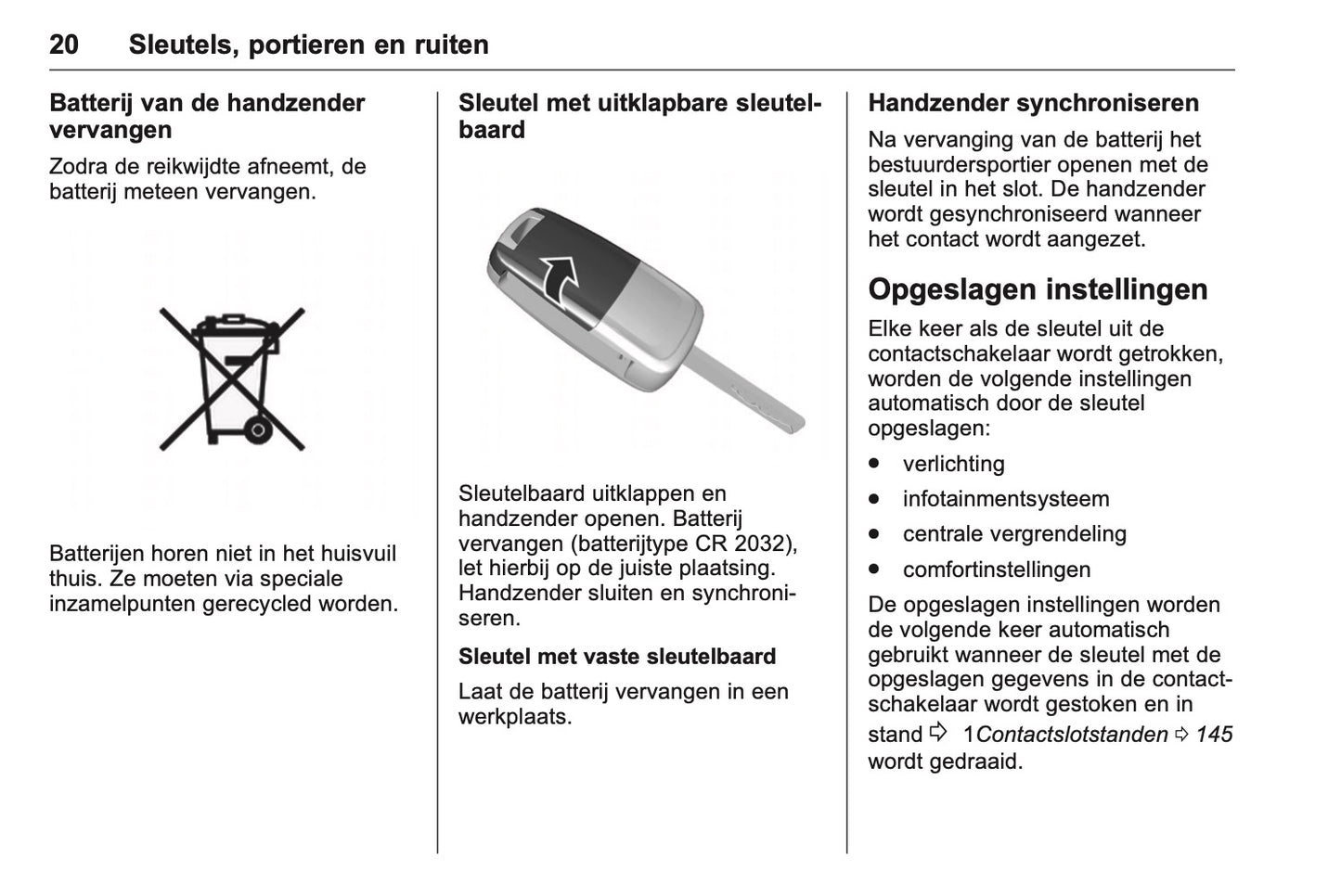 2016 Opel Karl Owner's Manual | Dutch