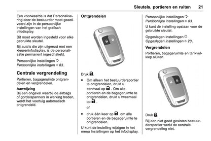 2016 Opel Karl Owner's Manual | Dutch