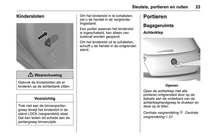 2016 Opel Karl Owner's Manual | Dutch