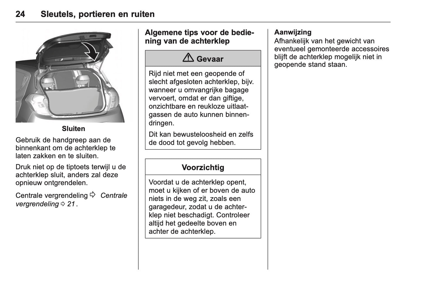 2016 Opel Karl Owner's Manual | Dutch