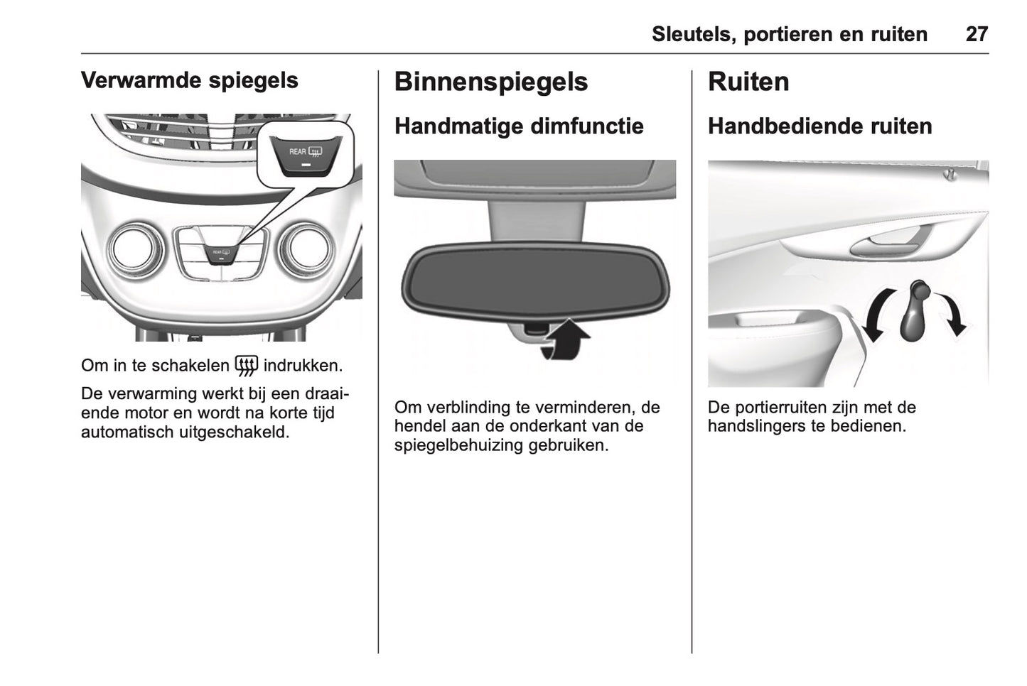 2016 Opel Karl Owner's Manual | Dutch