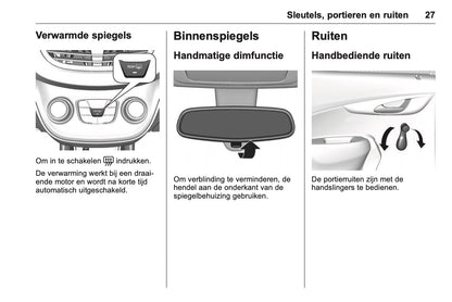 2016 Opel Karl Owner's Manual | Dutch