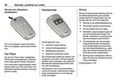 2016-2017 Opel Meriva Gebruikershandleiding | Nederlands
