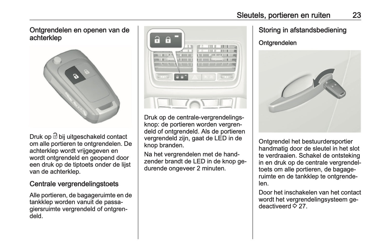 2016-2017 Opel Meriva Gebruikershandleiding | Nederlands