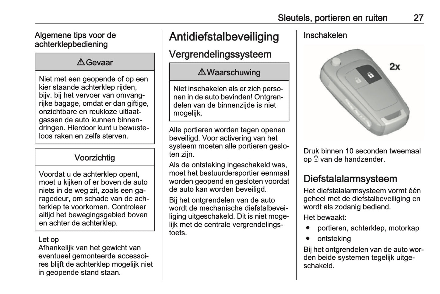 2016-2017 Opel Meriva Gebruikershandleiding | Nederlands