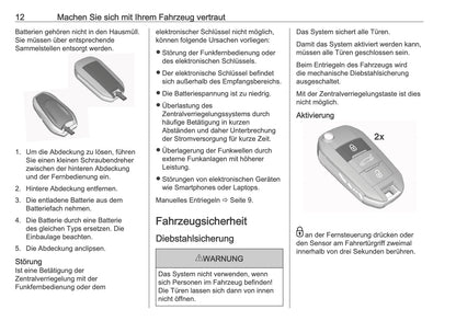 2024-2025 Opel Mokka Owner's Manual | German