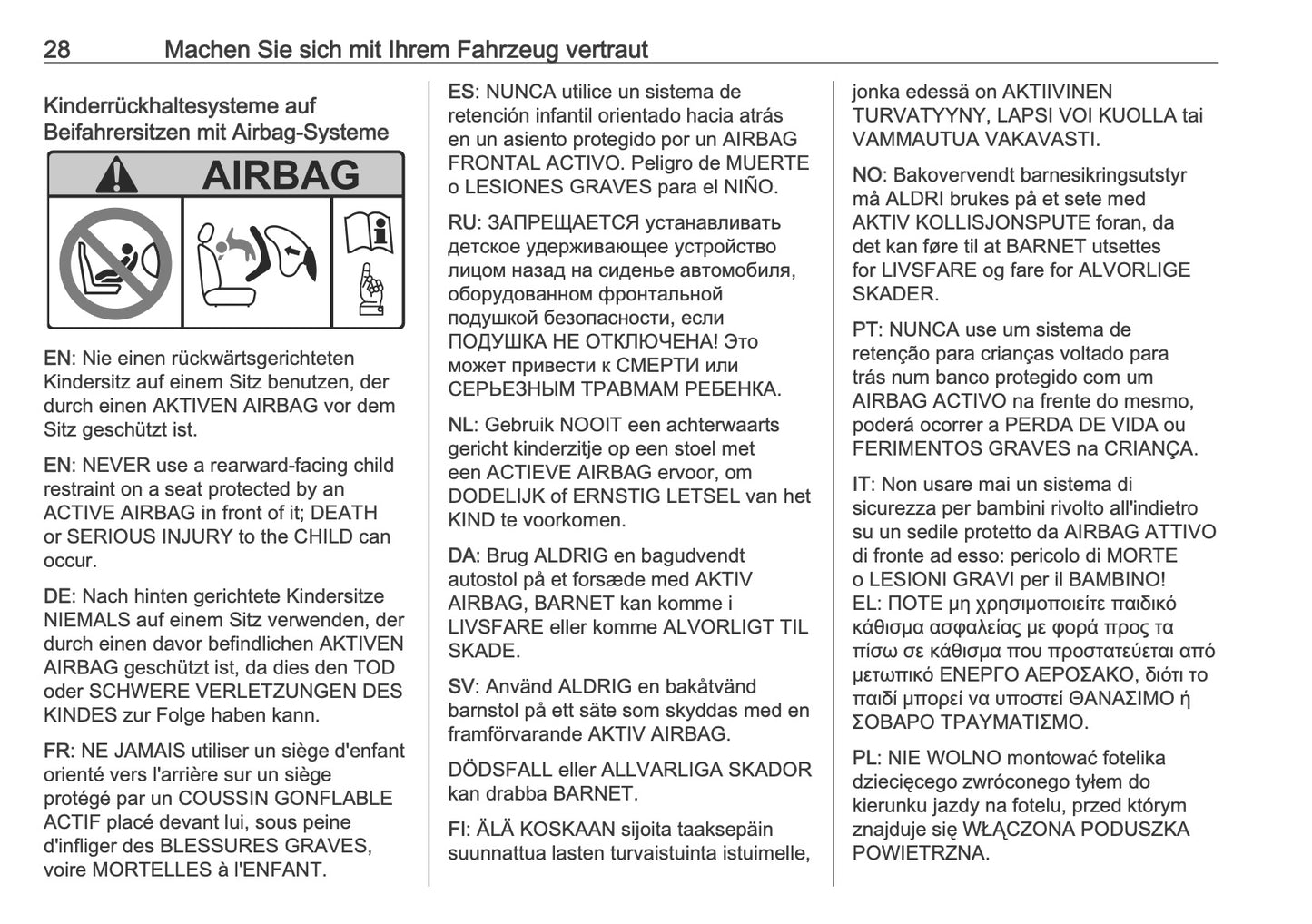 2024-2025 Opel Mokka Owner's Manual | German